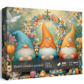 Easter Graden Gnomes Jigsaw Puzzle 1000 Pieces