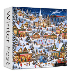 Winter Fest Jigsaw Puzzle 1000 Piece