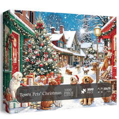 Town Pets’ Christmas Jigsaw Puzzle 1000 Pieces