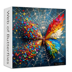 Web of Butterflies Jigsaw Puzzle 1000 Pieces