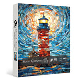 Mosaic Lighthouse Jigsaw Puzzle 1000 Pieces