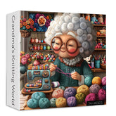 Grandma’s Knitting World Jigsaw Puzzle 1000 Pieces
