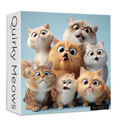 Puzzle Quirky Meows 1000 pièces