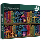 Enchanted Mushroom Library Jigsaw Puzzle 1000 Pieces