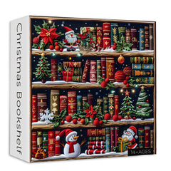 Christmas Puzzle de Bibliothèque de Noël 1000 pièces