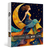 Woman of Star & Moon Jigsaw Puzzle 1000 Pieces