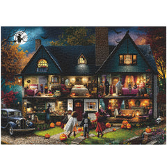 Puzzle de 1000 pièces Maison d’Halloween