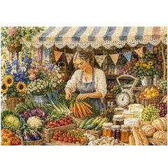 Harvest Stall Jigsaw Puzzle 1000 Piece