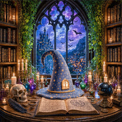 Stardust Wizard Hat Jigsaw Puzzle 1000 Piece