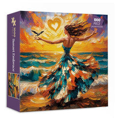 Sunset Embrace Jigsaw Puzzle 1000 Pieces