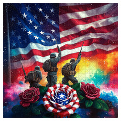 Eternal March of the Brave Jigsaw Puzzle 1000 Pieces