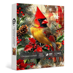 Christmas Cardinal Puzzle de 1000 pièces