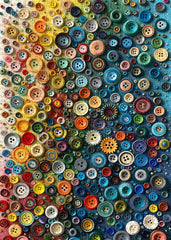 Button Treasure Jigsaw Puzzle 1000 Pieces