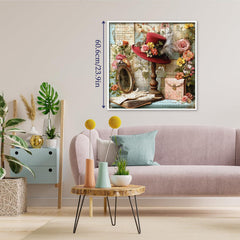 Vintage Floral Hat Jigsaw Puzzle 1000 Pieces
