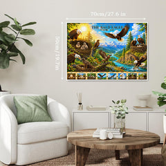 Eagle Life Cycle Jigsaw Puzzle 1000 Pieces