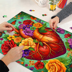 Heart Blossoms Jigsaw Puzzle 1000 Pieces