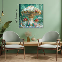Gilded Mushroom Wonderland Jigsaw Puzzle 1000 Pieces