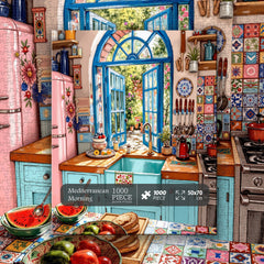 Mediterranean Morning Jigsaw Puzzle 1000 Piece