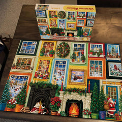 Christmas Window Jigsaw Puzzle 1000 Pieces