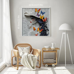 Butterfly Lady Jigsaw Puzzle 1000 Pieces