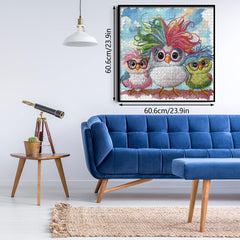 Colorful Funny Chicks Jigsaw Puzzle 1000 Piece