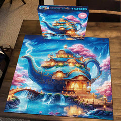 Teapot Wonderland Jigsaw Puzzle 1000 Pieces