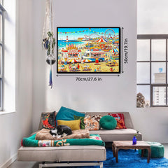 Seaside Amusement Park Jigsaw Puzzle 1000 Pieces