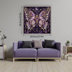 Galaxy Amethyst Butterfly Jigsaw Puzzle 1000 Pieces