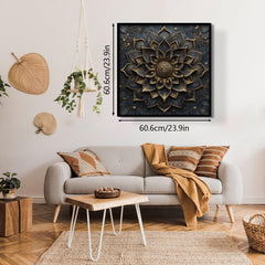 Black Gold Flower Jigsaw Puzzle 1000 Pieces