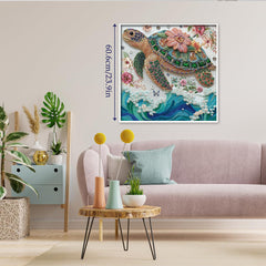 Floral Turtle Dance Jigsaw Puzzle 1000 Pieces