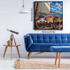 Nautical Cat Jigsaw Puzzle 1000 Piece