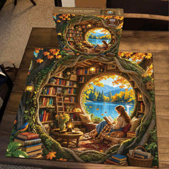 Autumn Book House Jigsaw Puzzle 1000 Piece