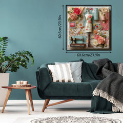 Floral Sewing Atelier Jigsaw Puzzle 1000 Pieces