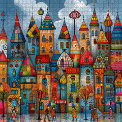 Fairy Tale Town Jigsaw Puzzle 1000 Pieces