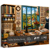 Puzzle de 1000 pièces pour salle de couture cosy