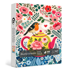 Blooms & Robin Jigsaw Puzzle 1000 Piece