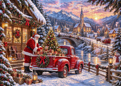 Santa's Gift Giving Jigsaw Puzzle 1000 Piece
