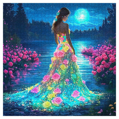 Moonlight Rose Puzzle Lady 1000 Pièces