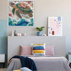 Floral Turtle Dance Jigsaw Puzzle 1000 Pieces