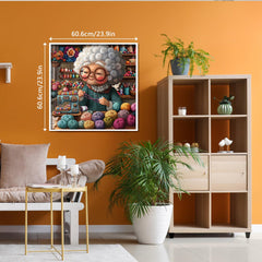 Grandma’s Knitting World Jigsaw Puzzle 1000 Pieces