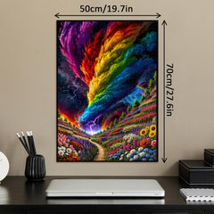 Rainbow Tornado Jigsaw Puzzle 1000 Pieces