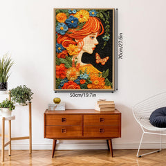 Puzzle de 1000 pièces Muse broderie florale