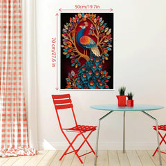 Jeweled Peacock Jigsaw Puzzle 1000 Pieces