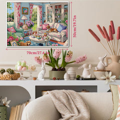 Warm Living Room Puzzle de 1000 pièces