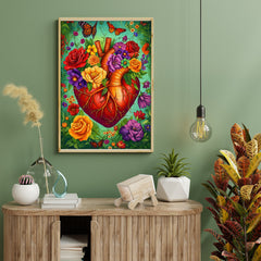 Puzzle en 1000 pièces Fleurs de Cœur