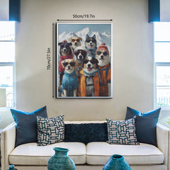 Ski Dog Team Puzzle en Bois 1000 Pièces