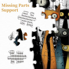 Whimsy Cats Jigsaw Puzzle 1000 Pieces