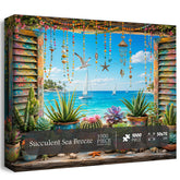 Succulent Sea Breeze Jigsaw Puzzle 1000 Piece