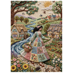 Threaded Fields Jigsaw Puzzle 1000 Pieces