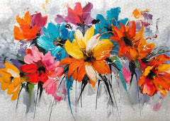 Colorful Floral Charm Jigsaw Puzzle 1000 Pieces